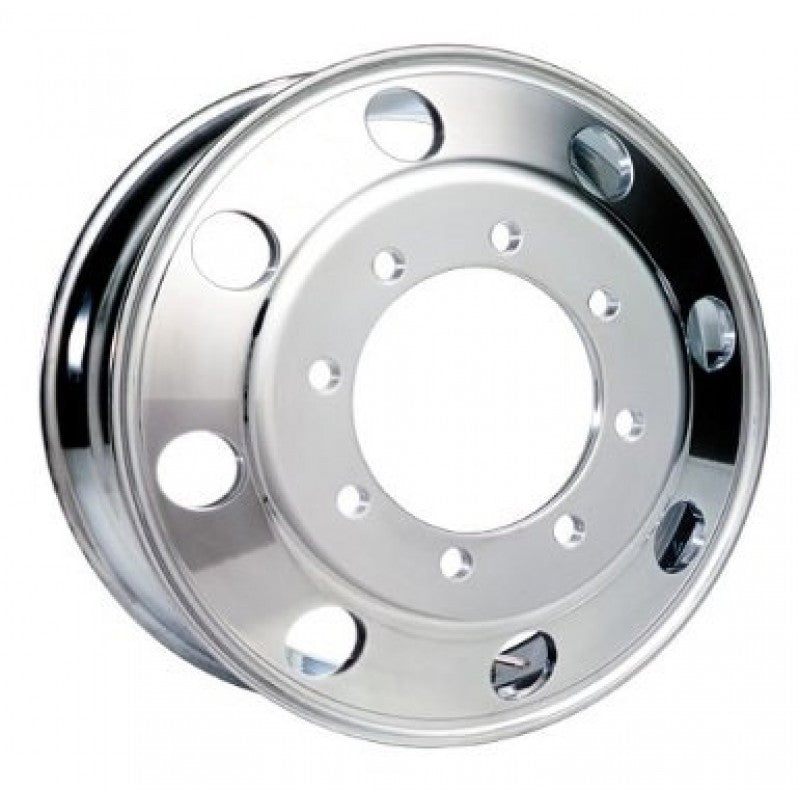19.5×7.50 Accuride 8x275mm Hub Pilot Standard Polish Both Sides