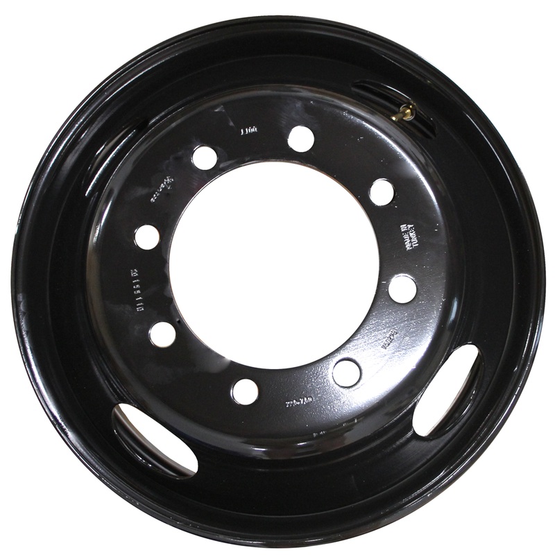 22.5×7.50 Jantsa 8x275mm Hub Pilot 4 Hand Hole Black Steel 6 Wheel Kit