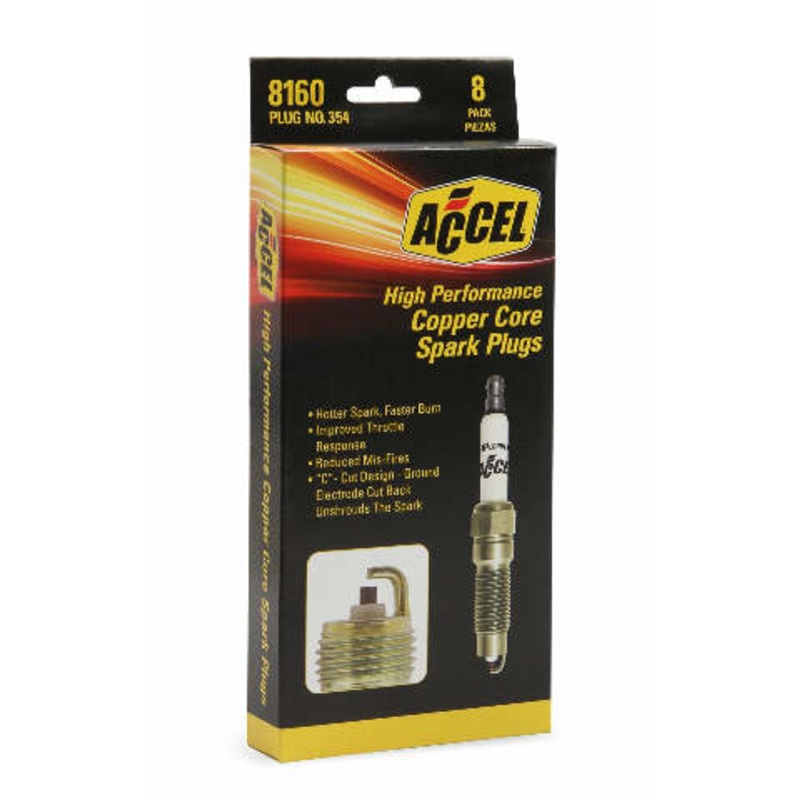 ACCEL 8160 HP Copper Spark Plug Fits F-150 F-250 Super Duty F-350 Super Duty
