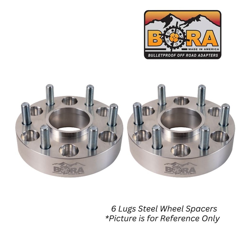 BORA 2021-2025 Ford Bronco Sport Steel 1″ Wheel Spacers  (Bolt Pattern 5×108 / Hub Bore 63.4) (Sold by Pair)