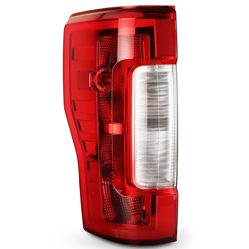 For 2017 2018 2019 Ford F-250 F-350 F-450 Super Duty Halogen Driver Side Taillight –  Chrome/ Red