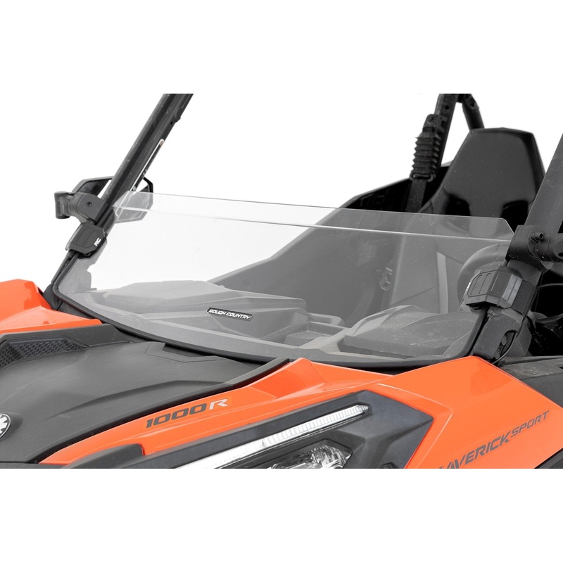 Half Windshield | Scratch Resistant | Can-Am Maverick Sport