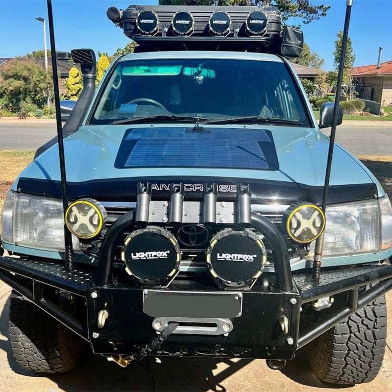 LENSUN Toyota Land Cruiser 100 Series (J100) 100W Hood/Bonnet Flexible Solar Panel
