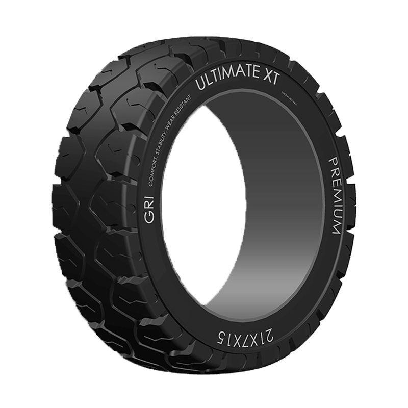 18x7x12 1/8 (457/178-308) GRI ULTIMATE XT Press On Band, LUG, Solid, Black