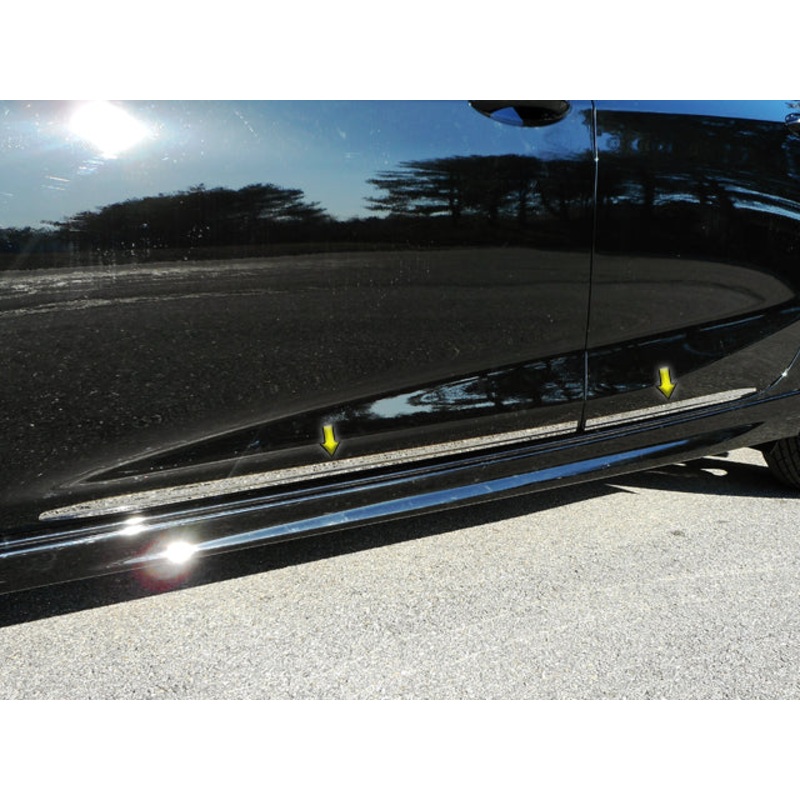 Chevrolet Cruze 2017-2019, 4-door, Hatchback (4pc Stainless Steel Body Side Molding Accent  1″ Width ) AT57800 QAA