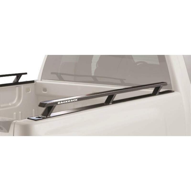 RealTruck Backrack Side Rails to use w/Standard Bed | Black, No Drill | 65521 | Fits 2017-2025 Ford F-250/F-350/F-450 6.5′ Bed Aluminum Body