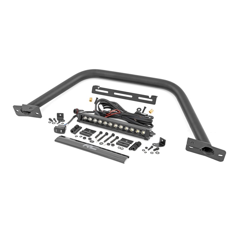 Safari Bar | 12″ LED Light Bar | Black | DRL | Single Row | OE Modular Steel | Ford Bronco (21-24)