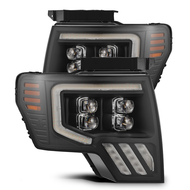 09-14 Ford F150 MKII NOVA-Series LED Projector Headlights Black