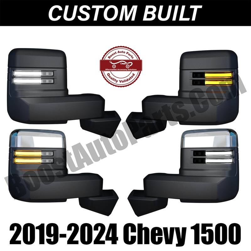 2019-2024 Chevrolet/GMC 1500 Boost Auto Parts Custom Tow Mirrors