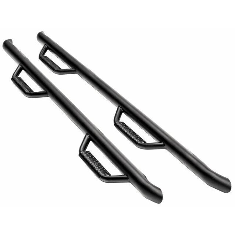 RealTruck Nerf Steps Compatible with Ford F-250/F-350 | Cab Length, Heavy Duty Steel, Textured Black | F1785CC-TX | Compatible with Ford F-250/F-350 Super Duty Crew Cab, SRW/DRW Gas/Diesel. 2017-2024