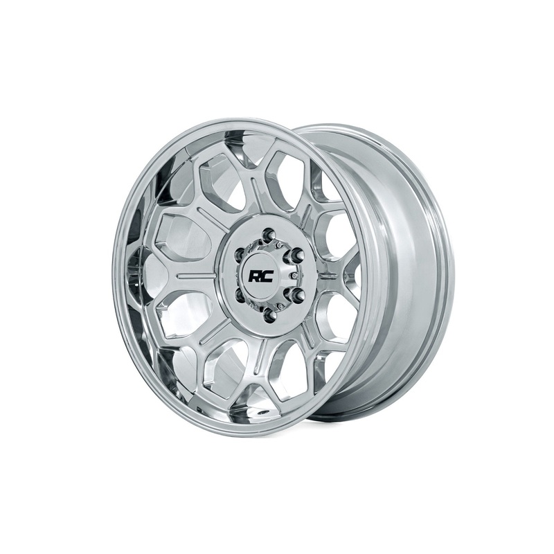 Rough Country 77 Series Wheel | One-Piece |Chrome | 22×12 | 8×170 | -44mm