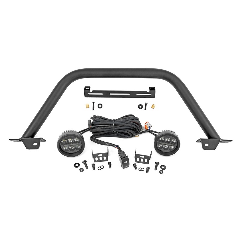 Safari Bar | 3.5″ Round LED (Pair) | Black | Amber DRL | OE Modular Steel | Ford Bronco (21-24)