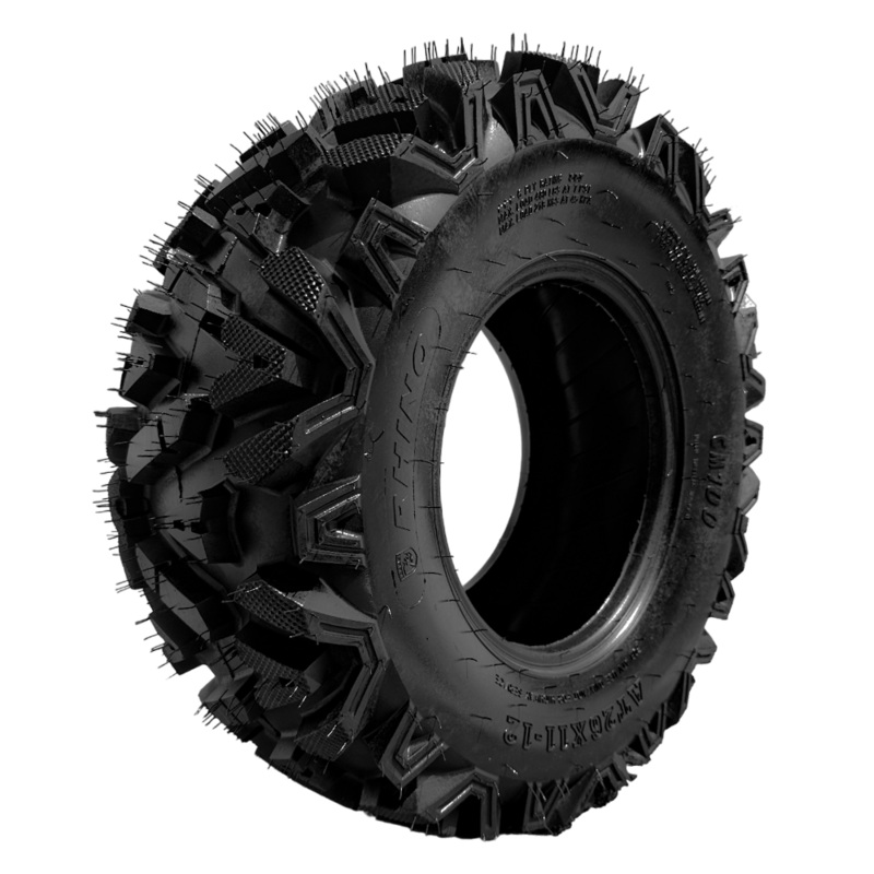 SET OF 4 RHINO 25x8x12-6PR ATV UTV All-Terrain Tire CM100