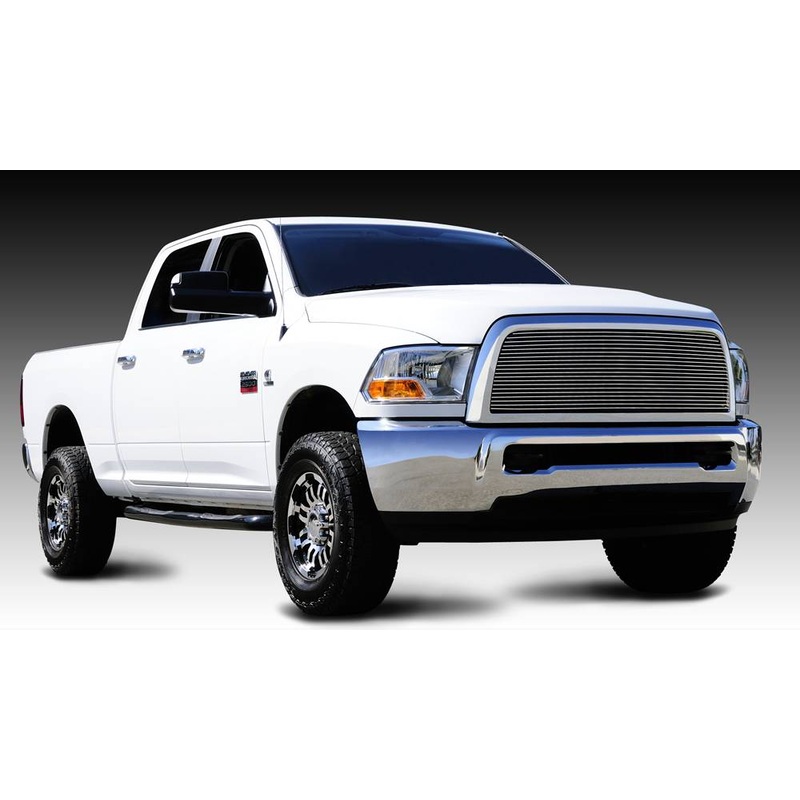 T-REX Grilles 20451 Polished Aluminum Horizontal Grille Fits 2010-2012 Ram 2500 3500