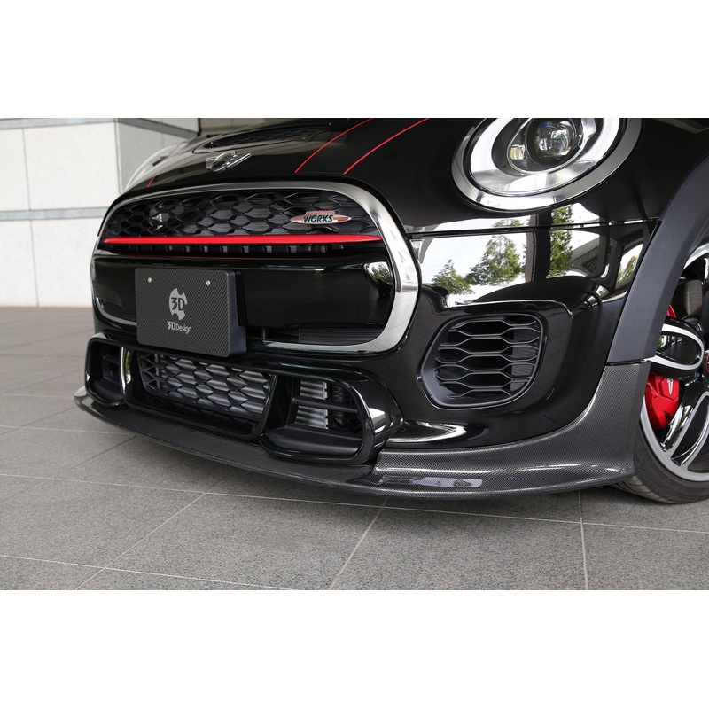 3DDesign Carbon Fibre Front Splitter for MINI Cooper JCW (2015+, F56) Do Not Include