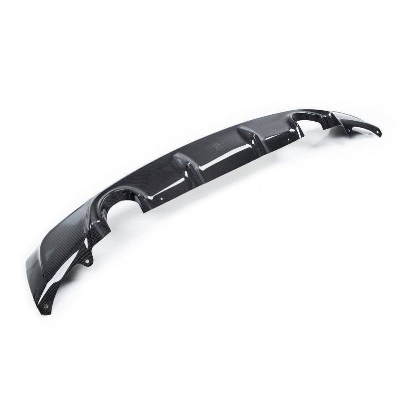 3DDesign Carbon Fibre Rear Diffuser for BMW 2 Series (2014-2020, F22 F23) Dual Tips