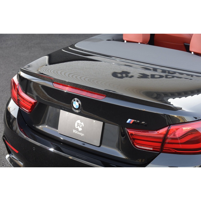 3DDesign Carbon Fibre Rear Spoiler for BMW 4 Series & M4 (2015-2020, F83 F33)