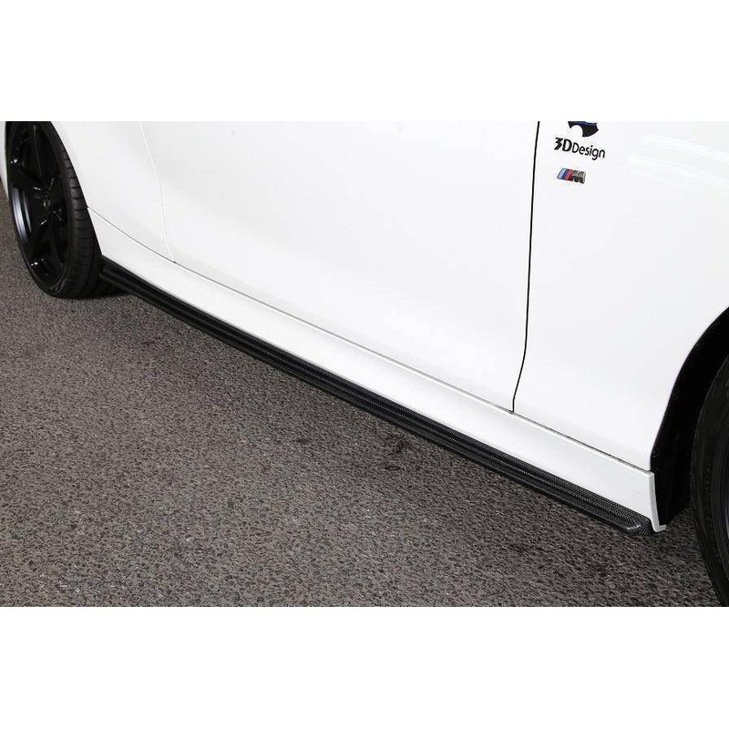 3DDesign Carbon Fibre Side Skirts for BMW 2 Series (2014-2020, F22 F23)