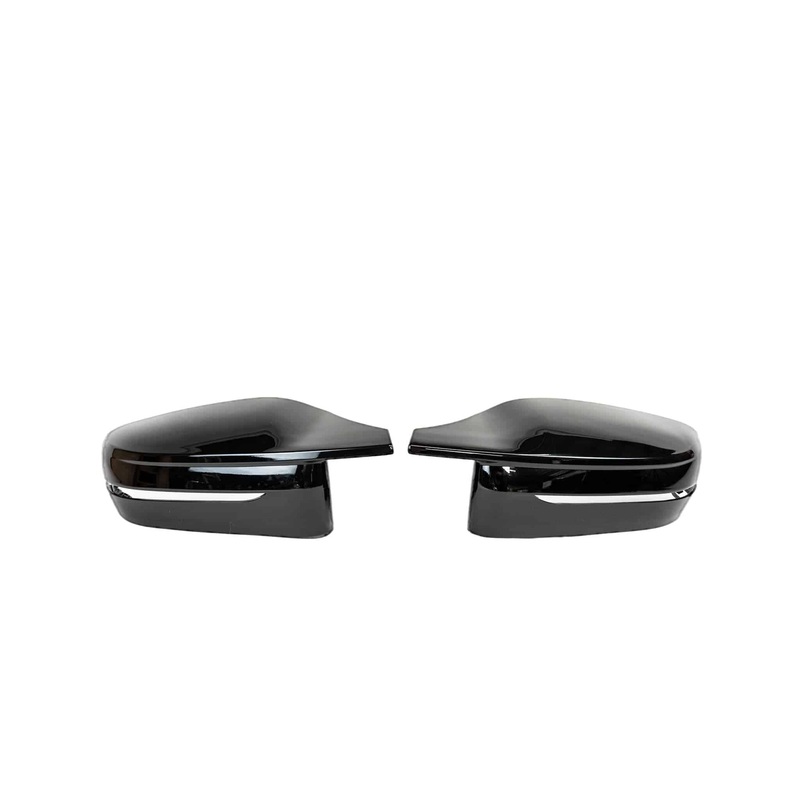 BMW 2 Series 220i G42, 3 Series 330i G20, 4 Series 440i G22 Gloss Black M Style Mirror Covers (2017+) Left-Hand Drive