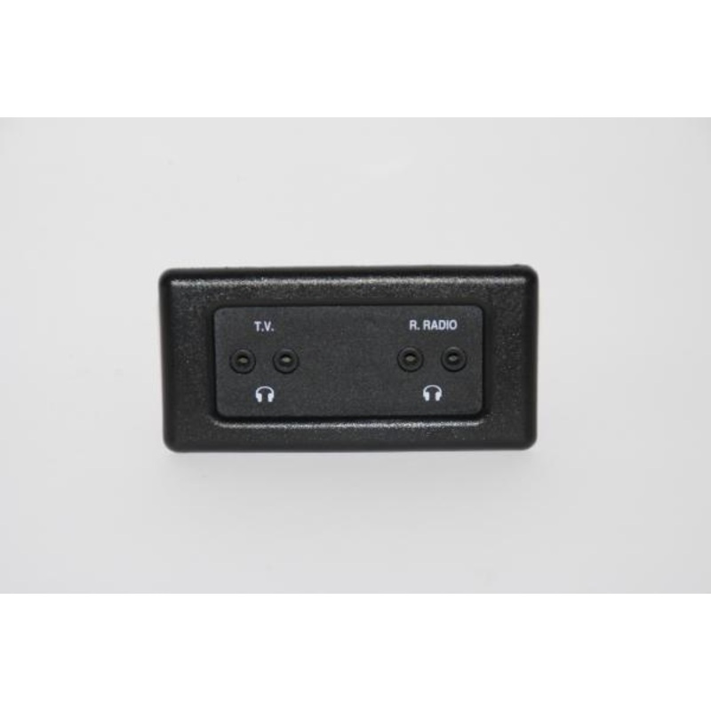Waldoch Headphone Jack With Four Ports (Two TV & Two Rear Radio) AT740-41