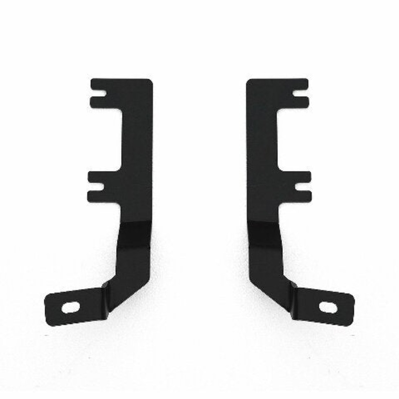 ZROADZ Ditch Hood Hinge LED Mounting Bracket – Compatible w/ 2014-2018 GMC Sierra 1500 – to Mount (2) 3 Inch LED Pod Lights – Mild Steel Gloss Black – Bolt-On Easy Installation – PN #Z362081