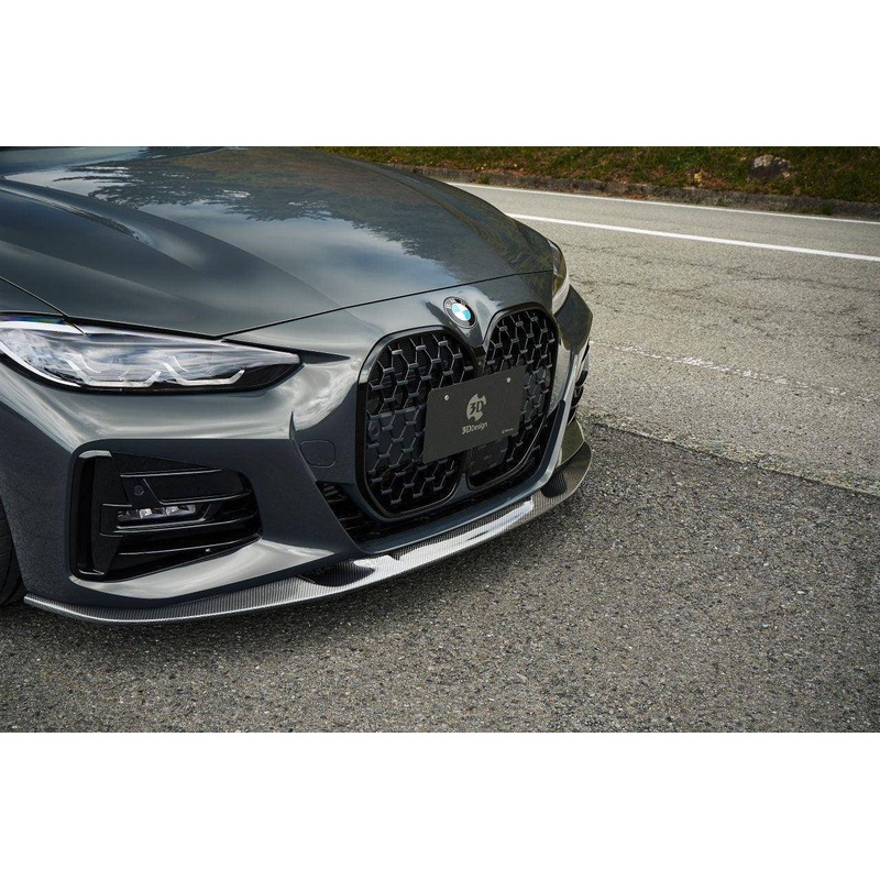 3DDesign Carbon Fibre Front Splitter for BMW 4 Series (2020+, G22 G23)