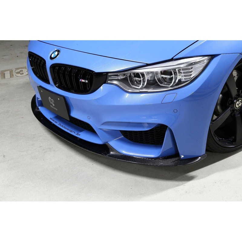 3DDesign Carbon Fibre Front Splitter for BMW M3 & M4 (2014-2020, F80 F82)