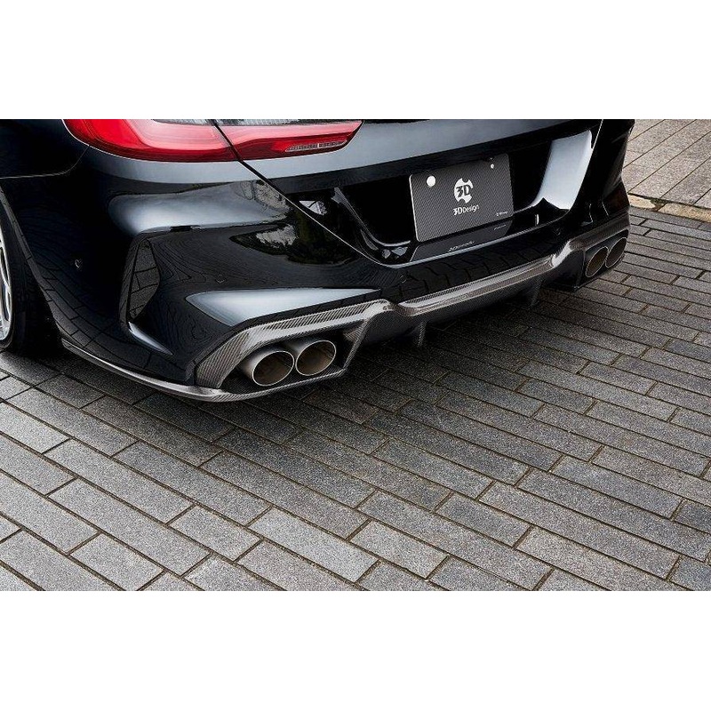 3DDesign Carbon Fibre Rear Diffuser for BMW M8 (2019+, F91 F92 F93) Include