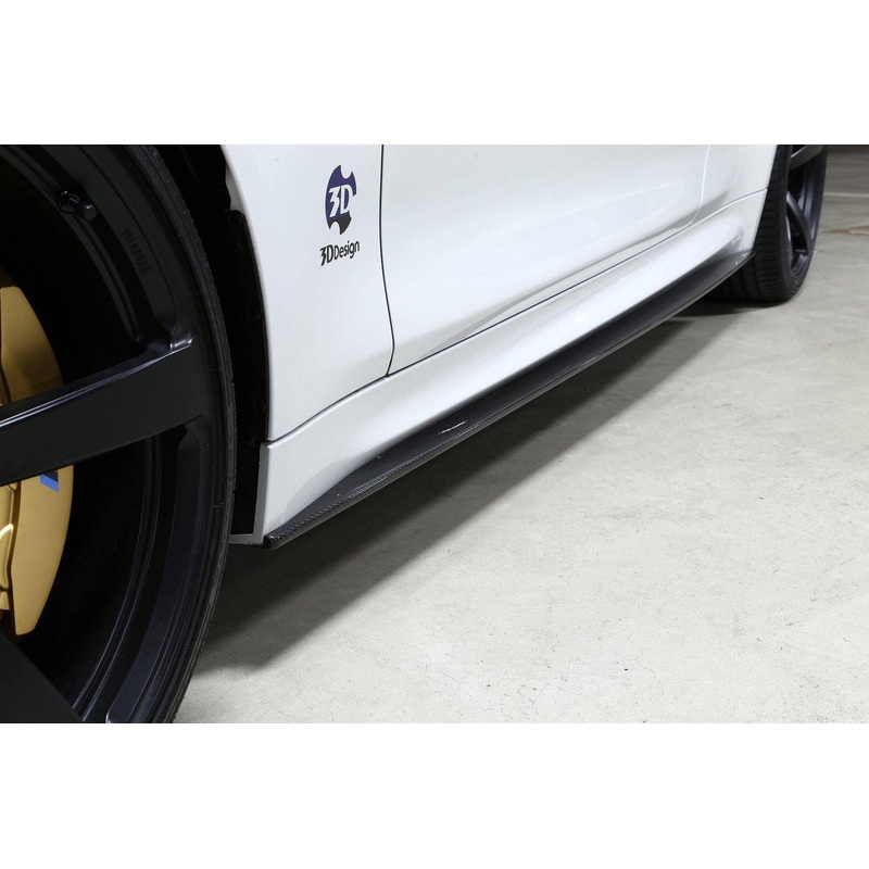 3DDesign Carbon Fibre Side Skirts For BMW M4 (2015-2020, F82 F83)