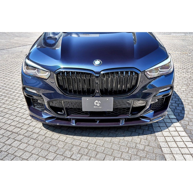 3DDesign Front Splitter for BMW X5 (2019+, G05) Unpainted