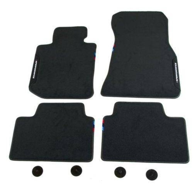 BMW 3 Series G20 G21 & M3 G80 G81 Genuine M Performance Floor Mats Set (2018+) Right Hand Drive