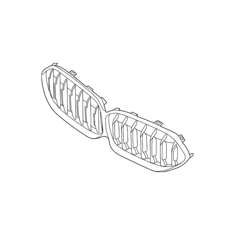 M Performance Gloss Black Slatted Grille for BMW 2 Series & M235i (2020+, F44)