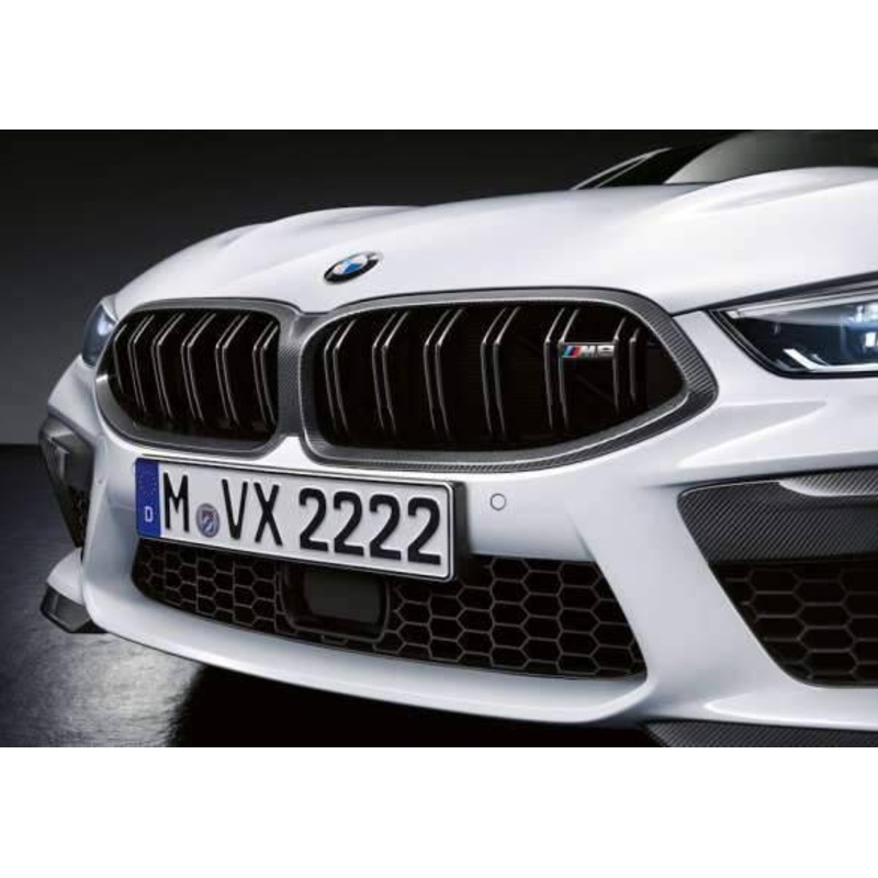 M Performance Kidney Grille for BMW M8 (2019+, F91 F92 F93) Front Facing Camera