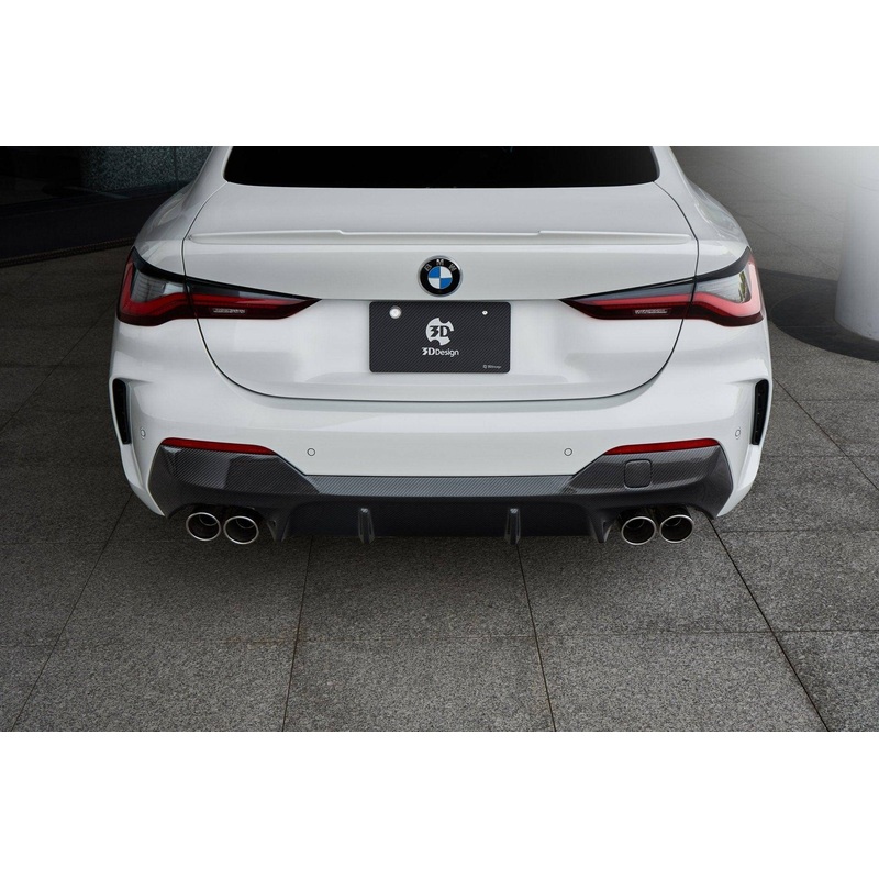 3DDesign Carbon Fibre Rear Diffuser for BMW 4 Series (2020+, G22 G23)