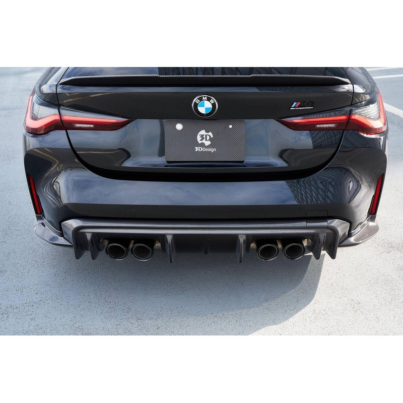 3DDesign Carbon Fibre Rear Diffuser for BMW M3 G80 G81 & M4 G82 G83 (2020+) BMW M3 (G80) Do Not Include