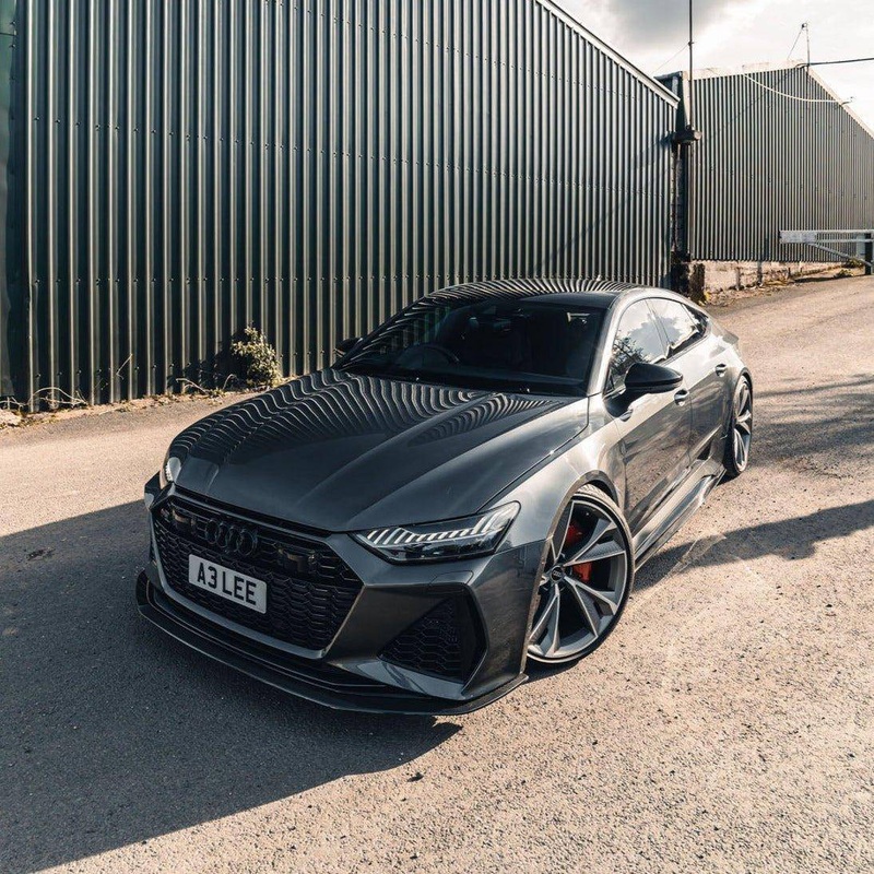 AP Dry Carbon Fibre Front Splitter for Audi RS6 & RS7 (2020+, C8) Gloss Twill