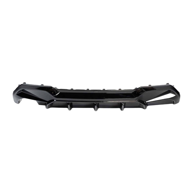 BMW 1 Series M Sport F40 Single Exit (116i 116d 118i 118d) EVO-1 Gloss Black Rear Diffuser by ZAERO (2019-2024)