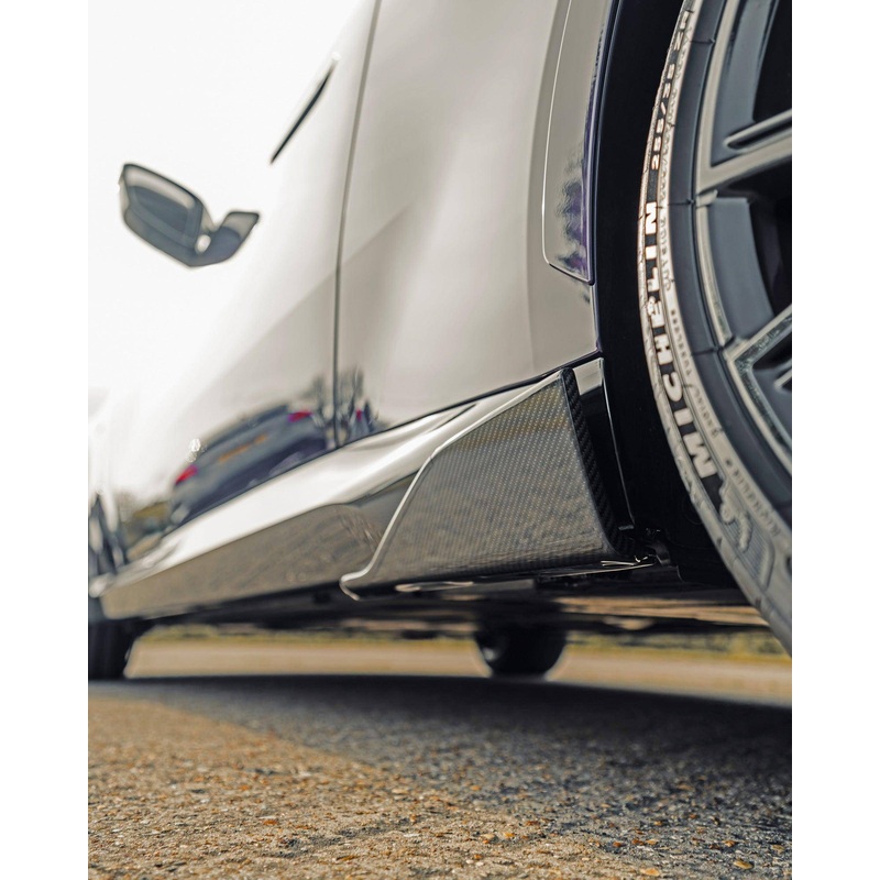 BMW 2 Series & M240i Genuine M Performance Carbon Fibre Side Skirt Blades (2021+, G42)