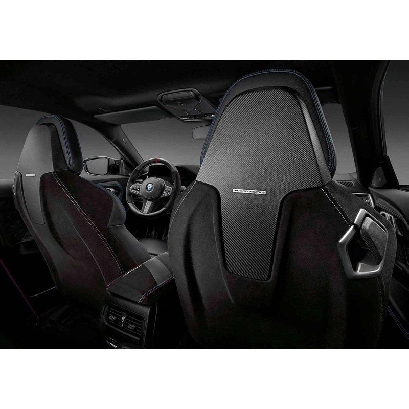 BMW M Performance Carbon Fibre & Alcantara Seat Back Cover for M Sport Models with M Seats (2021+, G20 G22 G42 G15) Gloss Carbon Fibre 2 Series Coupe (2022+ G42)