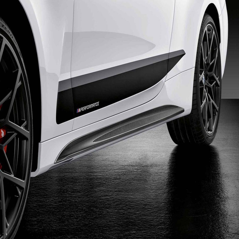 M Performance Carbon Fibre Side Skirt Attachments for BMW 4 Series (2020+, G22)