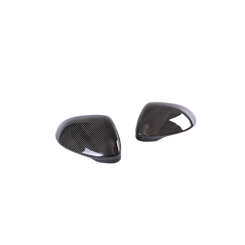 VW Golf / Golf GTI / Golf R Mk8 & Mk8.5 Carbon Fibre Wing Mirror Covers (2019+) No Lane Assist