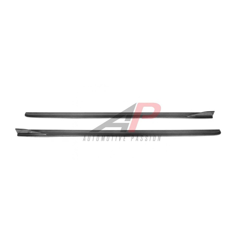 Yaris GR Dry Carbon Fibre Side Skirts by AP (2020+, Mk4) Gloss Twill