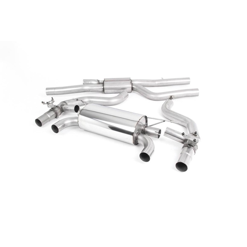 BMW M2 Competition F87 Exhaust System by Milltek (2018-2021) Burnt Titanium Standard – no tune required