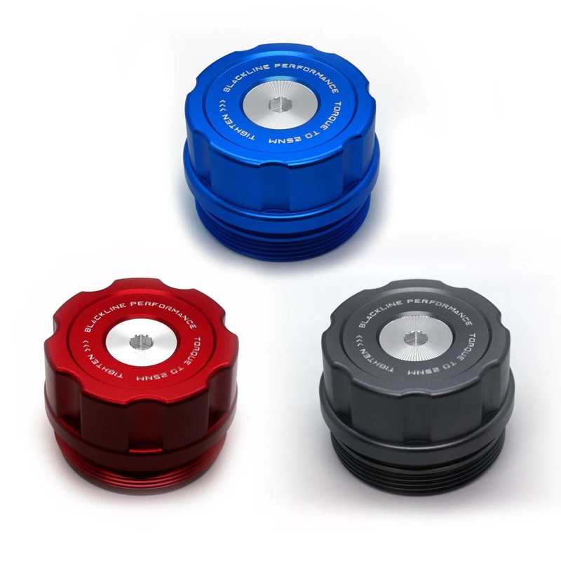 BMW M2, M3, M4 F8X & N Series Engines Oil Filter Housing Cap by Goldenwrench Red
