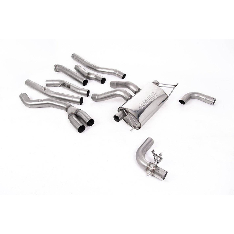 BMW M240i G42 xDrive Cat Back Exhaust System by Milltek Sport (2021+) OEM Tips (already installed on the car)