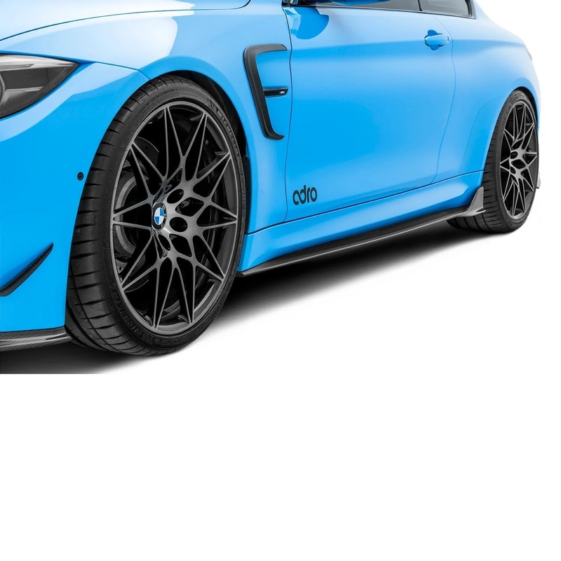 BMW M4 F82 F83 Pre-Preg Carbon Fibre Side Skirts by Adro (2014-2020)