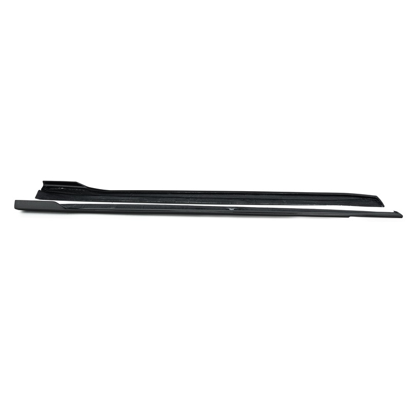 Tesla Model 3 Carbon Fibre V2 Side Skirts by Adro (2017+)