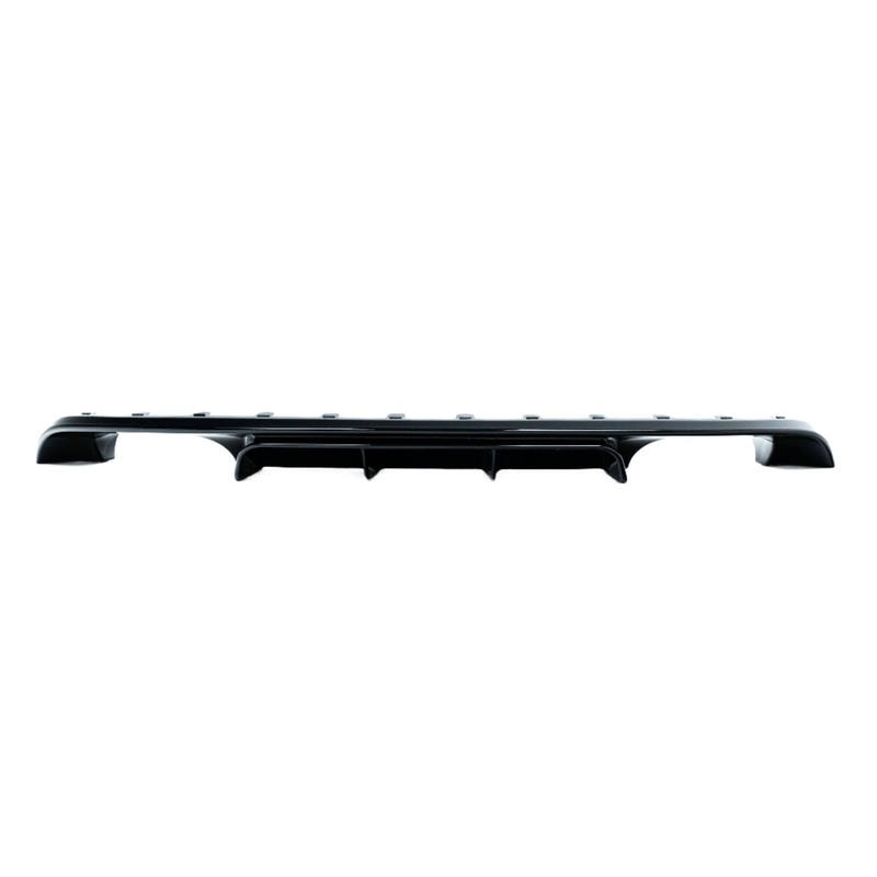 VW Golf R Mk7.5 EVO-1 Gloss Black Rear Diffuser by ZAERO (2017-2020)