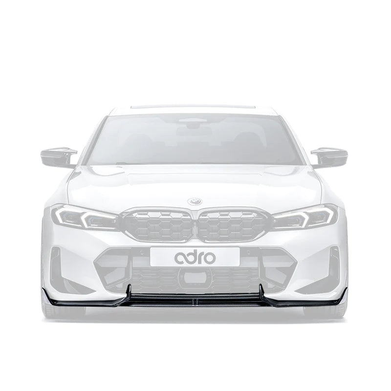 BMW 3 Series M340i G20 G21 LCI Carbon Fibre Front Splitter by Adro (2022+)