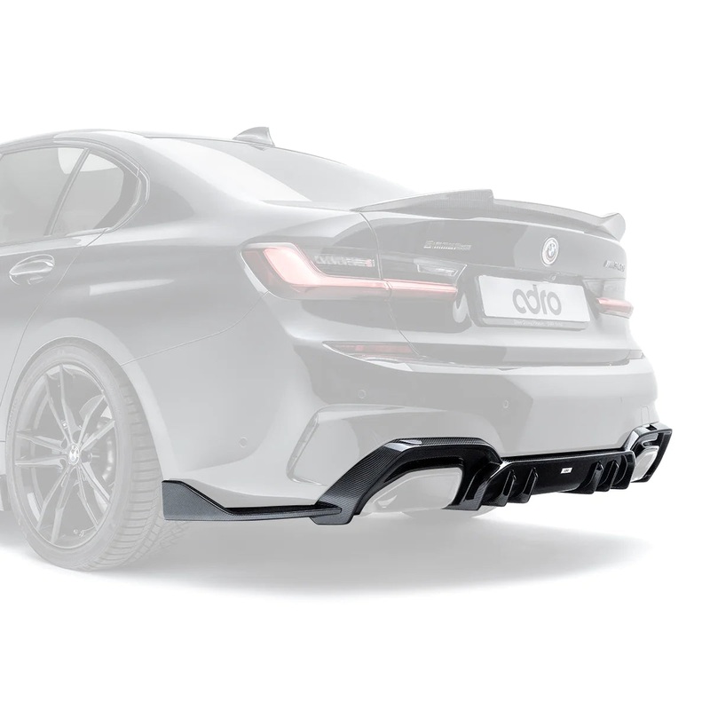 BMW 3 Series M340i G20 (Pre-LCI) Carbon Fibre Rear Diffuser by Adro (2018-2022)